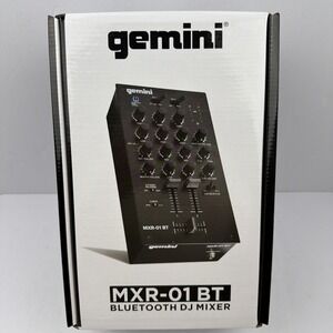 Gemini MXR-01BT 2 Channel Professional DJ Mixer With Bluetooth Input